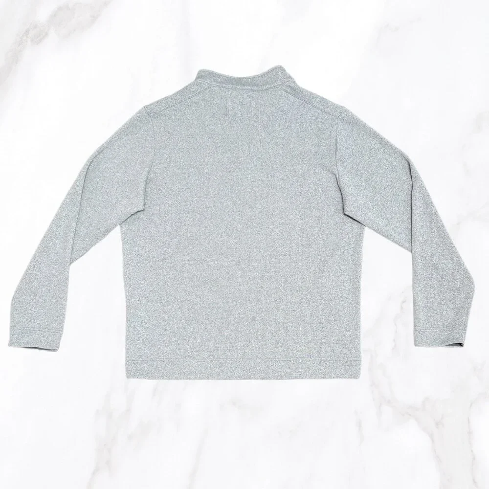 Peter Millar Men's Gray Crown Comfort 1/4 Zip‎ Pullover, Size L
